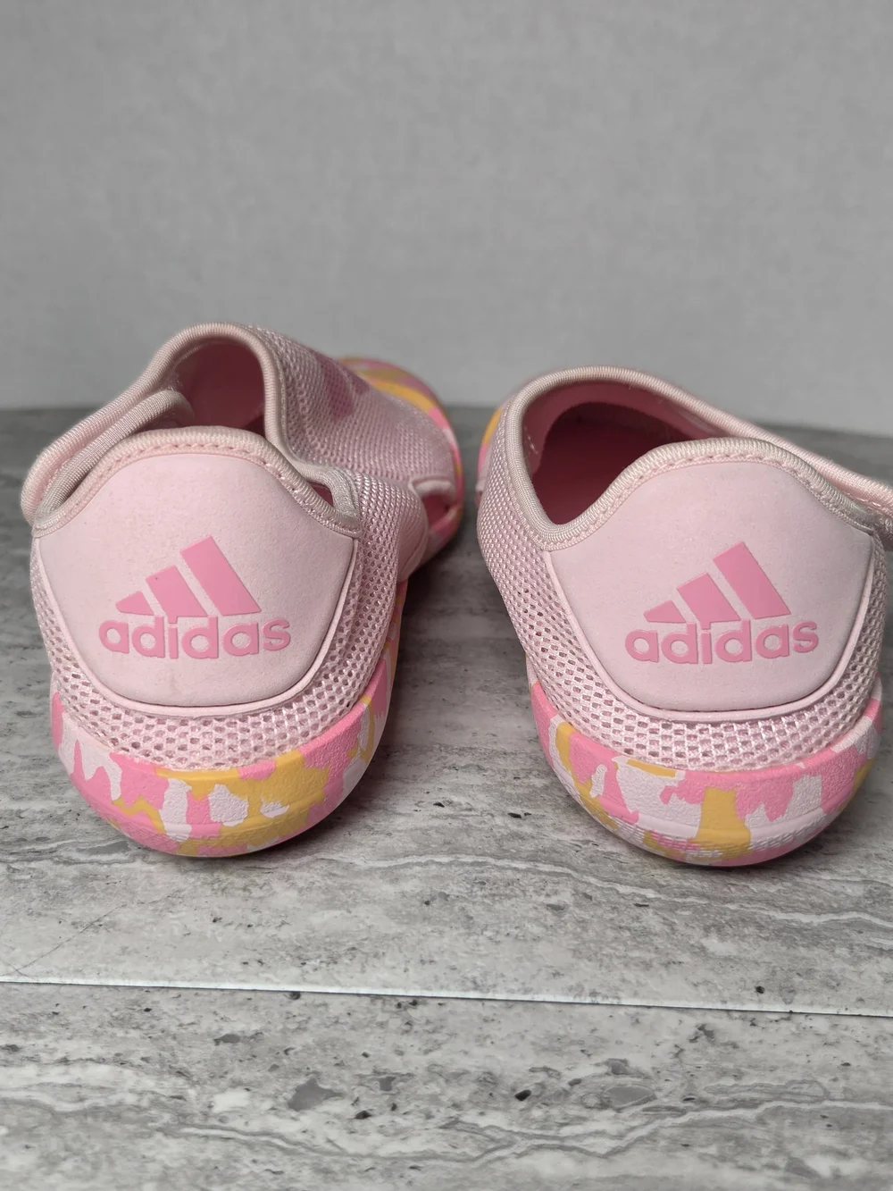 adidas Kids Pink Slip-On Athletic Shoes